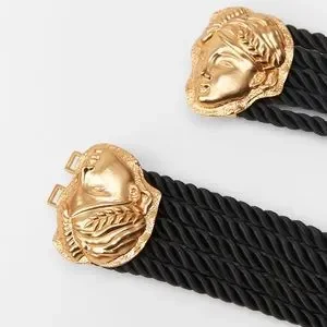 Zara | Accessories | Zara Faces Belt Blackgolden Size Us 3  display picture 1